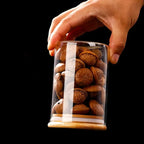 Pots à épices en verre + 12 étiquettes