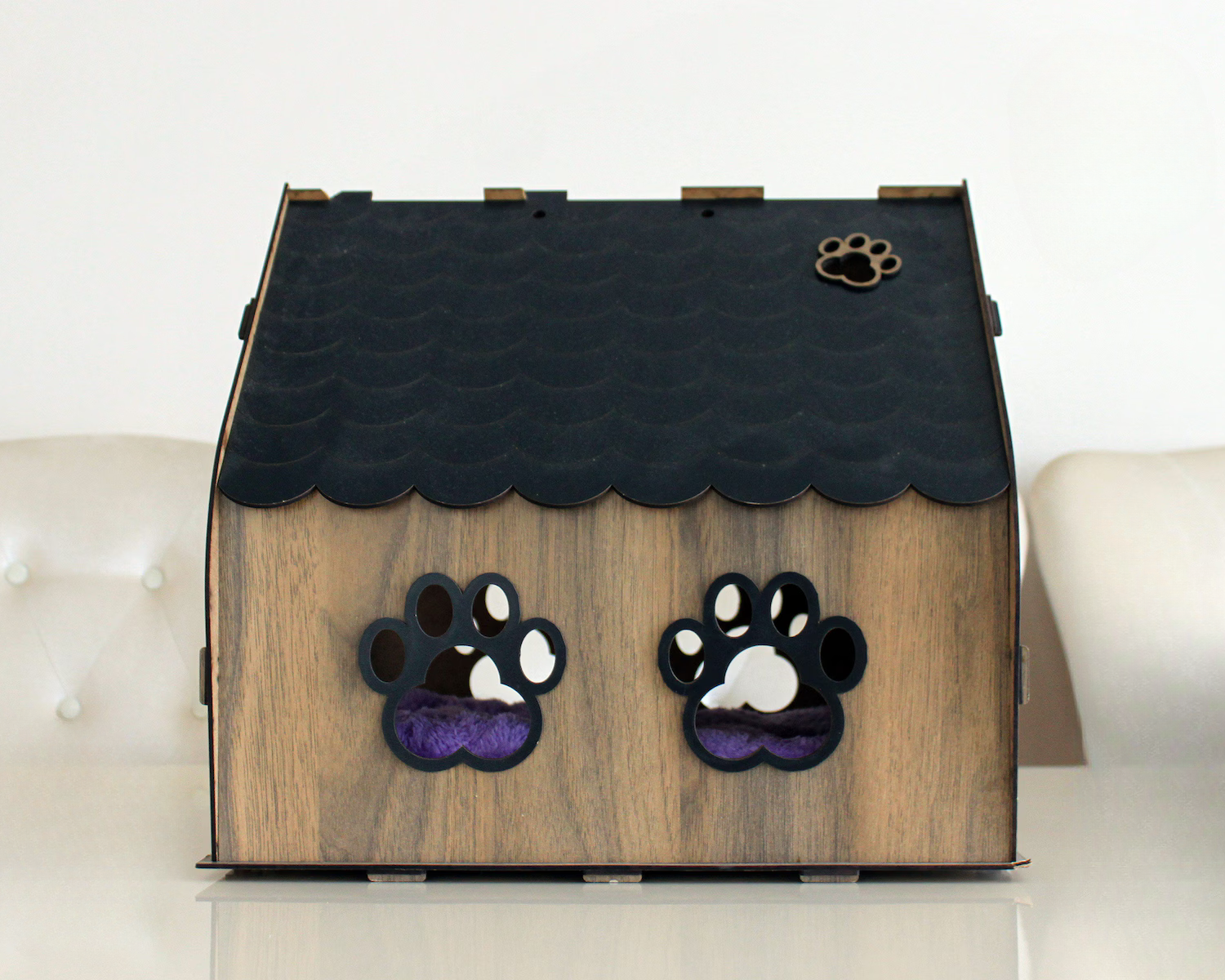 منزل القطط الدافئ