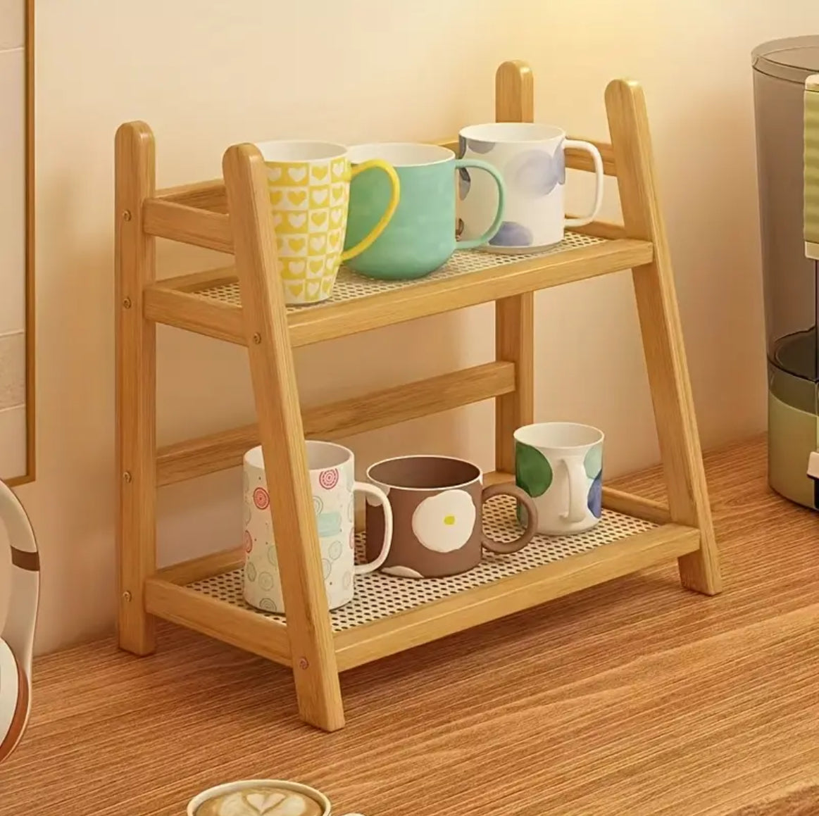 Rangement pour coin café & cuisine - en Bambou