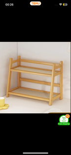 Rangement pour coin café & cuisine - en Bambou