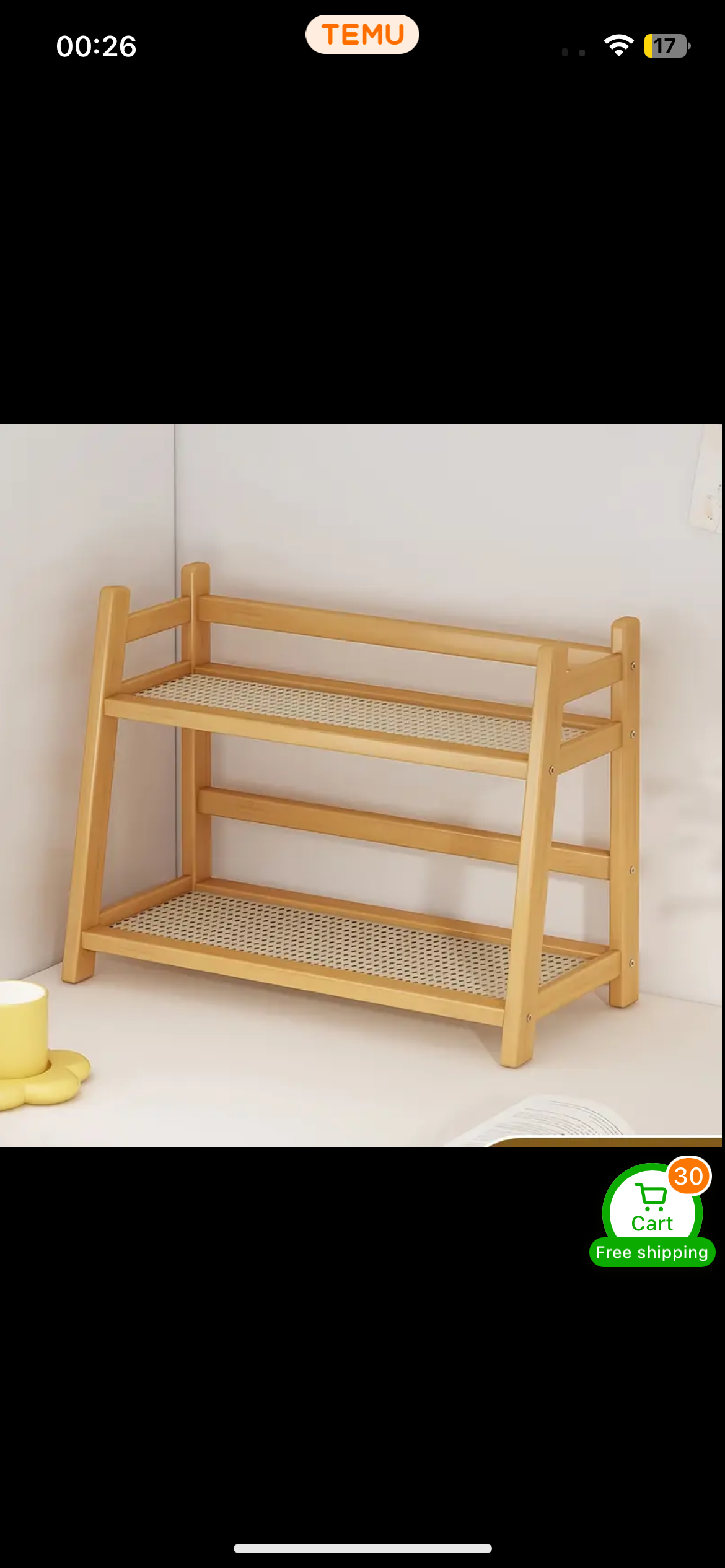 Rangement pour coin café & cuisine - en Bambou