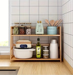 Rangement pour coin café & cuisine - en Bambou