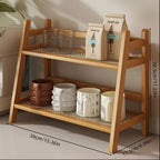 Rangement pour coin café & cuisine - en Bambou