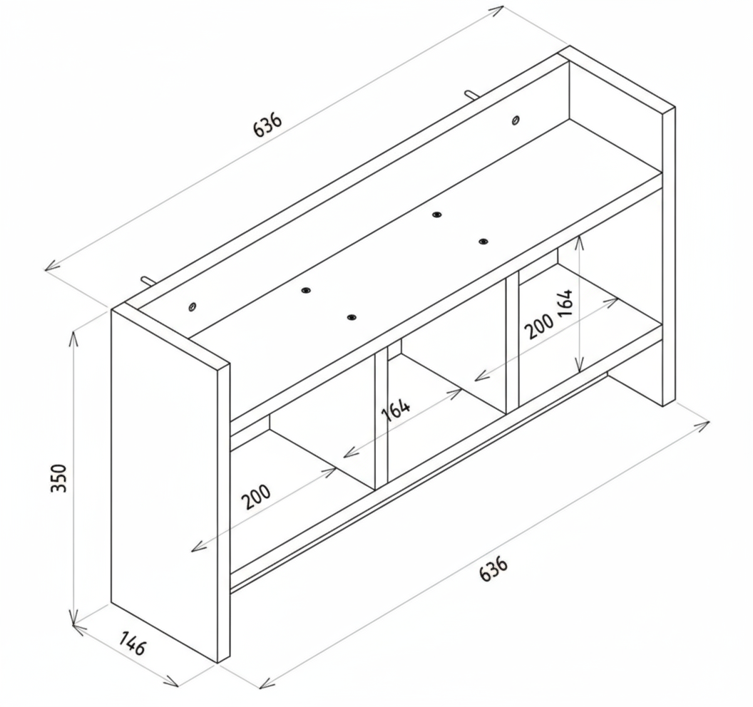Rangement SCONDIV Flottant