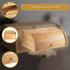 Boîte à pain en Bambou - 40x27x17cm